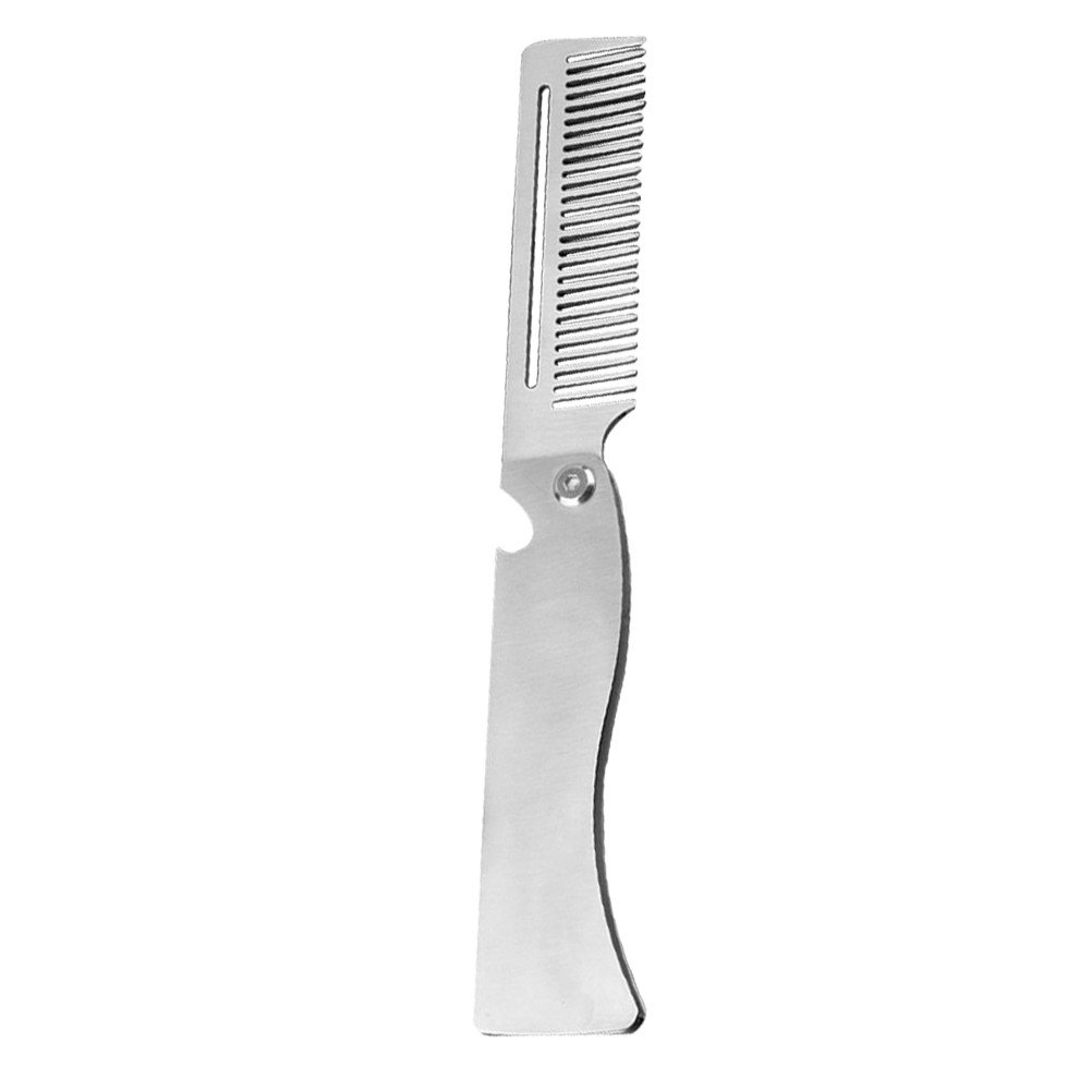Men'S Grooming Hair - Katlanabilir Sakal Tarakı, Erkekler İçin İnce