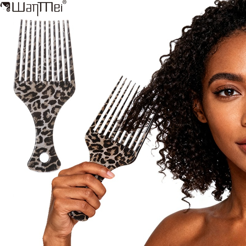 Men'S Grooming Hair - Afro Tarak Geniş Dişler Doğal Kıvırcık