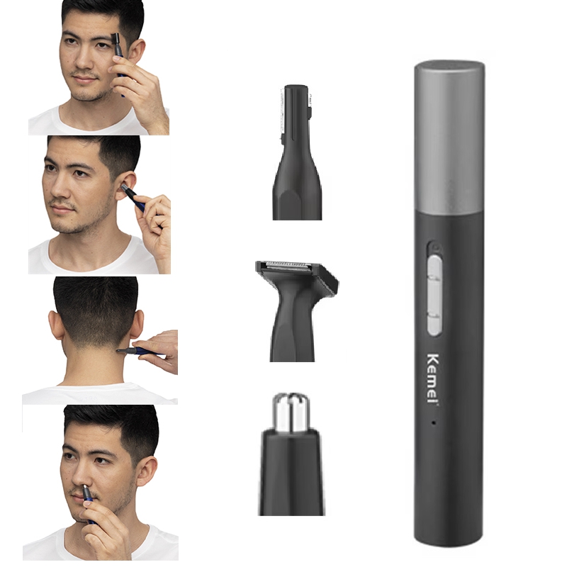 Men'S Grooming Products - Kemei Pro Şarj Edilebilir Burun Kılı