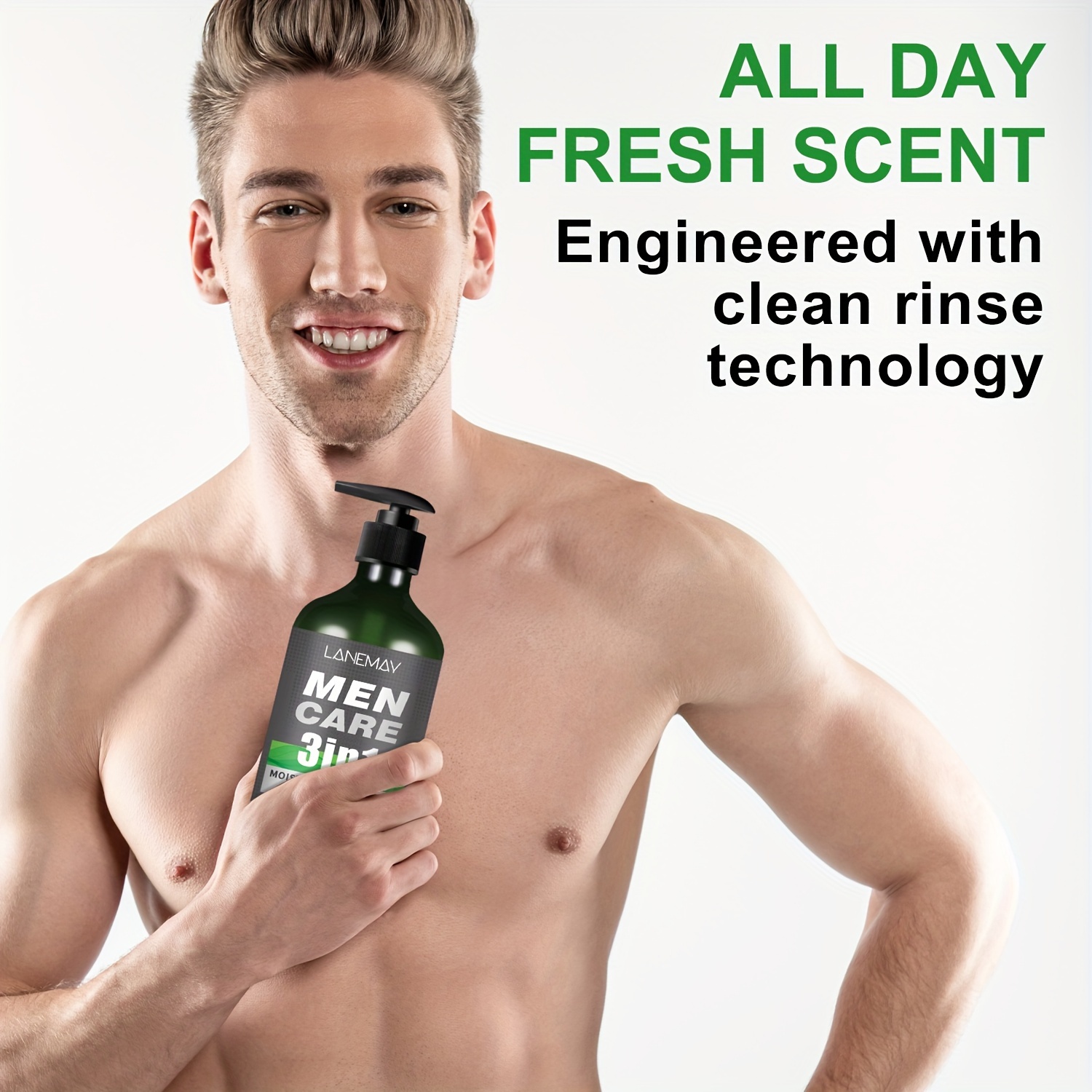 Erkekler İçin 3'ü 1 Arada Vücu - Face Wash Mens incelemesi ve fiyatı