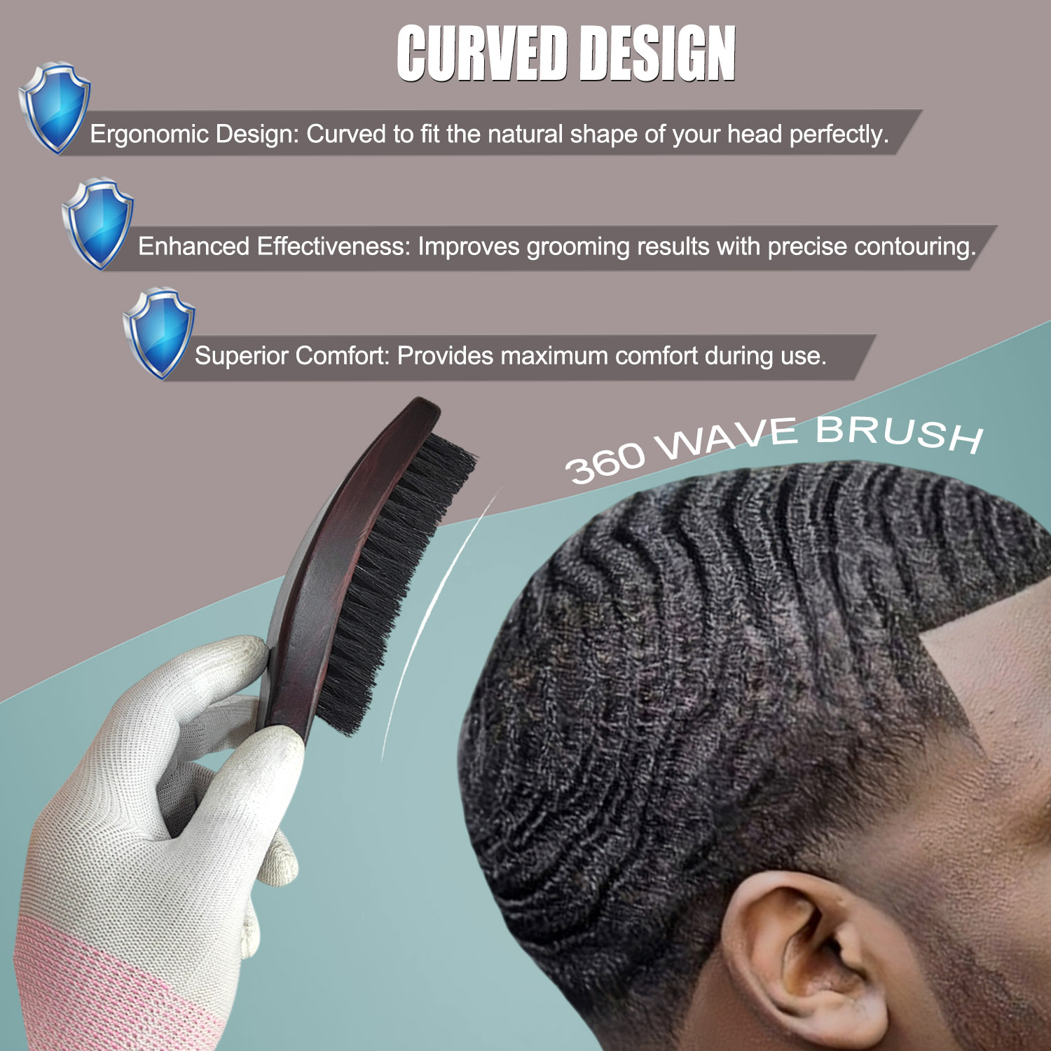 Gracemen 360 Dalgalı Fırça Kav - Men'S Grooming Hair incelemesi ve fiyatı